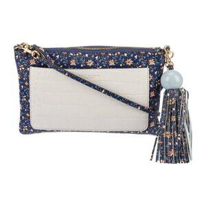 Tory Burch patterned leather crossbody